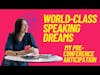Solo riff: World-Class Speaking Dreams: My Pre-Conference Anticipation with Leanne Hughes