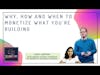 Why, how, when to monetize what you're building ft. Casey Winters | The Founder's Foyer w/ Aishwarya