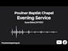 Evening service 24th October | Susan Baker