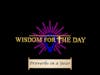 Day 57 Wisdom's Light | Proverbs 6:22-24