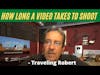 Traveling Robert Talks About How Long It Takes Him To Produce A Video #shorts