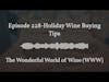 December 17 - Episode 228-Holiday Wine Buying Tips - Full - Center Quote 16:9
