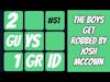 Solving Immaculate Grid 51 - The boys get robbed on a technicality - Immaculate Grid 51
