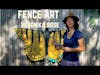 Fence Art by Veronika Rose - Monarch Butterfly Mural TIMELAPSE