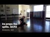 Ira Seidenstein demonstrates training for splits