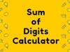 Digit Sum and Reduced Digit Sum Calculator