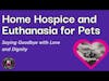 Home Hospice and Euthanasia for Pets: Saying Goodbye with Love and Dignity