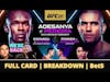 UFC 281: Adesanya vs Pereira | Full Card | Breakdowns and Bets