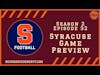 Syracuse Game Preview