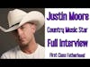 JUSTIN MOORE Country Music Star Interview on First Class Fatherhood