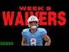 Week 9 Waiver Adds + Candy Comparisons | Fantasy Football 2023