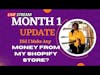 My 1st Month Shopify Update:  Did I Make Any Money?