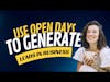 Use Open Days to Generate Leads in your Marketing