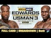 UFC 286: Kamaru Usman vs Leon Edwards | Full Fight | Breakdowns | Predictions | Bets