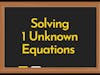 1 unknown equation solver