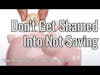 Don't Get Shamed Into Not Saving (Two Minute Business Wisdom)