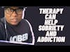 Sober is Dope Founder explains how Therapy Helps Sobriety and Addiction #short