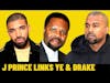 J Prince Meets with Ye and Kanye  West Ask Drake to Make Peace #short