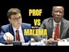 EFF Leader Julius Malema Grills a white Professor during an Interview