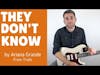 They Don't Know From by Ariana Grande from Trolls Guitar Lesson Tutorial