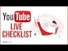 YouTube Live Stream Checklist Help Establish Routines