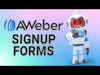How To Create an AWeber Email Signup Form