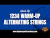 Guitar Finger Warm-up - 1234 Alternating Strings