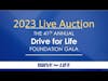 Drive for Life 2023 Auction Preview with Aaron Zeigler