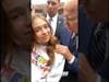 Creepy Joe Biden tells young girl 
