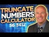 Truncate Numbers Calculator