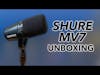 Shure MV7 USB Mic: Unboxing #Shorts