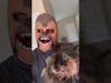 My 15 year old #yorkie loves playing #starwars with the #kiddos - #chewbacca style #howls 🐺