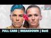 UFC: Jessica Andrade vs Erin Blanchfield | FULL CARD | BREAKDOWNS | PREDICTIONS | BET$