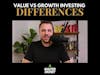 VALUE VS GROWTH INVESTING (DIFFERENCES) #Shorts #valueinvestingvsgrowthinvesting #valueinvesting