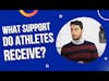 What support do athletes receive for mental health issues?