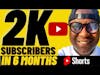 How I Reached 2000 plus Subscribers on my  Sobriety Channel
