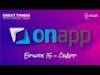 Great Things with Great Tech - Episode 15 - OnApp