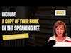 #223 The Book Professor ,Nancy Erickson - Include a Copy of Your Book in the Speaking Fee