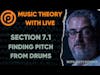 Music Theory with LIVE Section 7 - Part 1 - Finding Pitch From Drums