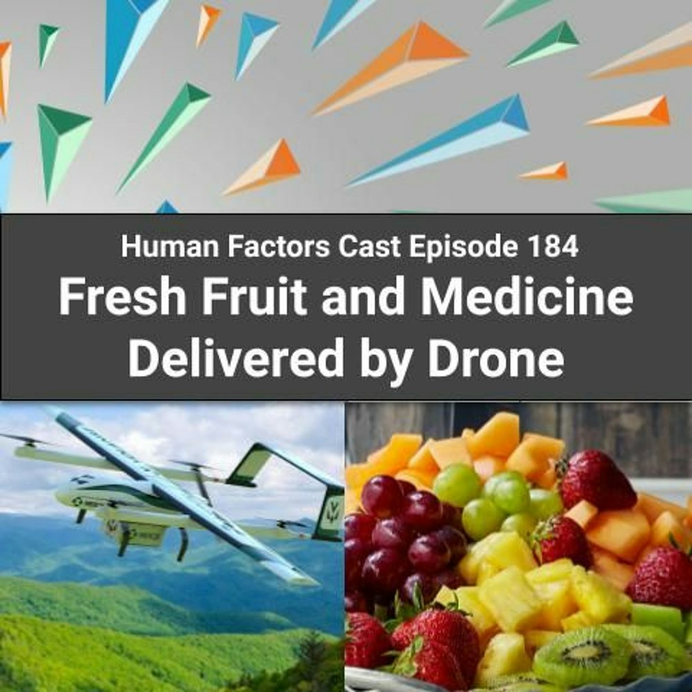 E184 -  Fresh Fruit and Medicine Delivered by Drone