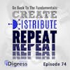 74. Go Back To The Fundamentals: Create. Distribute. Repeat. Your Content Needs To Either Make The Demand Or Meet The Demand.