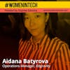 Aidana Batyrova of Edgravity, Head Of Operations; Company Culture: Women In Tech Kazakhstan