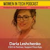 Daria Leshchenko, CEO & Partner at SupportYourApp; Customer Support Outsourcing Powering Tech Unicorns and Growing SaaS Companies Worldwide: Women In Tech Ukraine