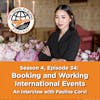 Booking and Working International Events