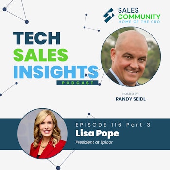 E116 Part 3 - SALES CAREER PHASES: Changes in People, Teams, and Sales Processes with Lisa Pope