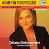 Tatiana Aleksandrova: Brain Computing Interface Technology: Women In Tech California