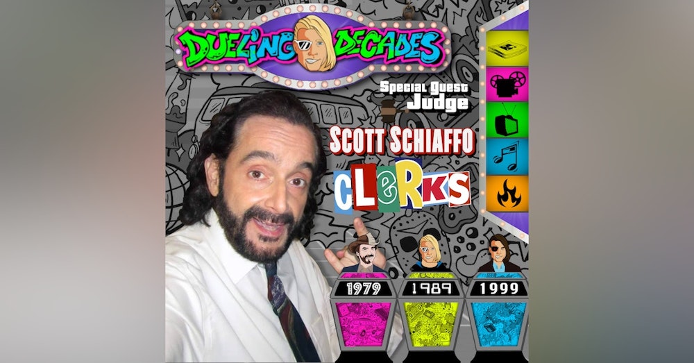 Clerks actor and Chewlies Gum Guy Scott Schiaffo judges who had the best week in September 1979, 1989 or 1999!