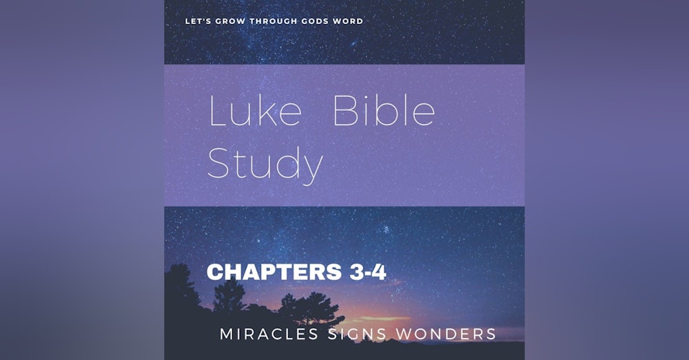 Study on Luke: Chapters 3-4