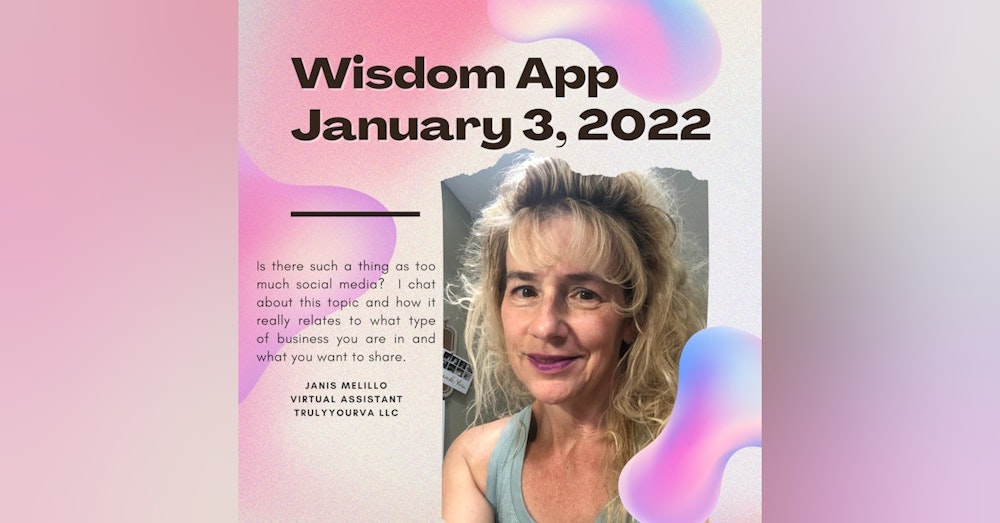 Monday's chat on the Wisdom App - 01.03.22