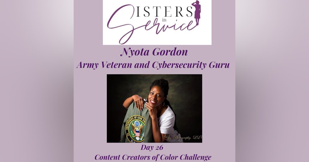 Day 26 - Sisters in Service - Nyota Gordon